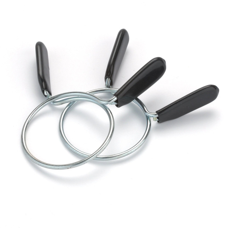 2-1/2" EZ-Squeeze Hose Clamps - Single-Loop - 2 Piece